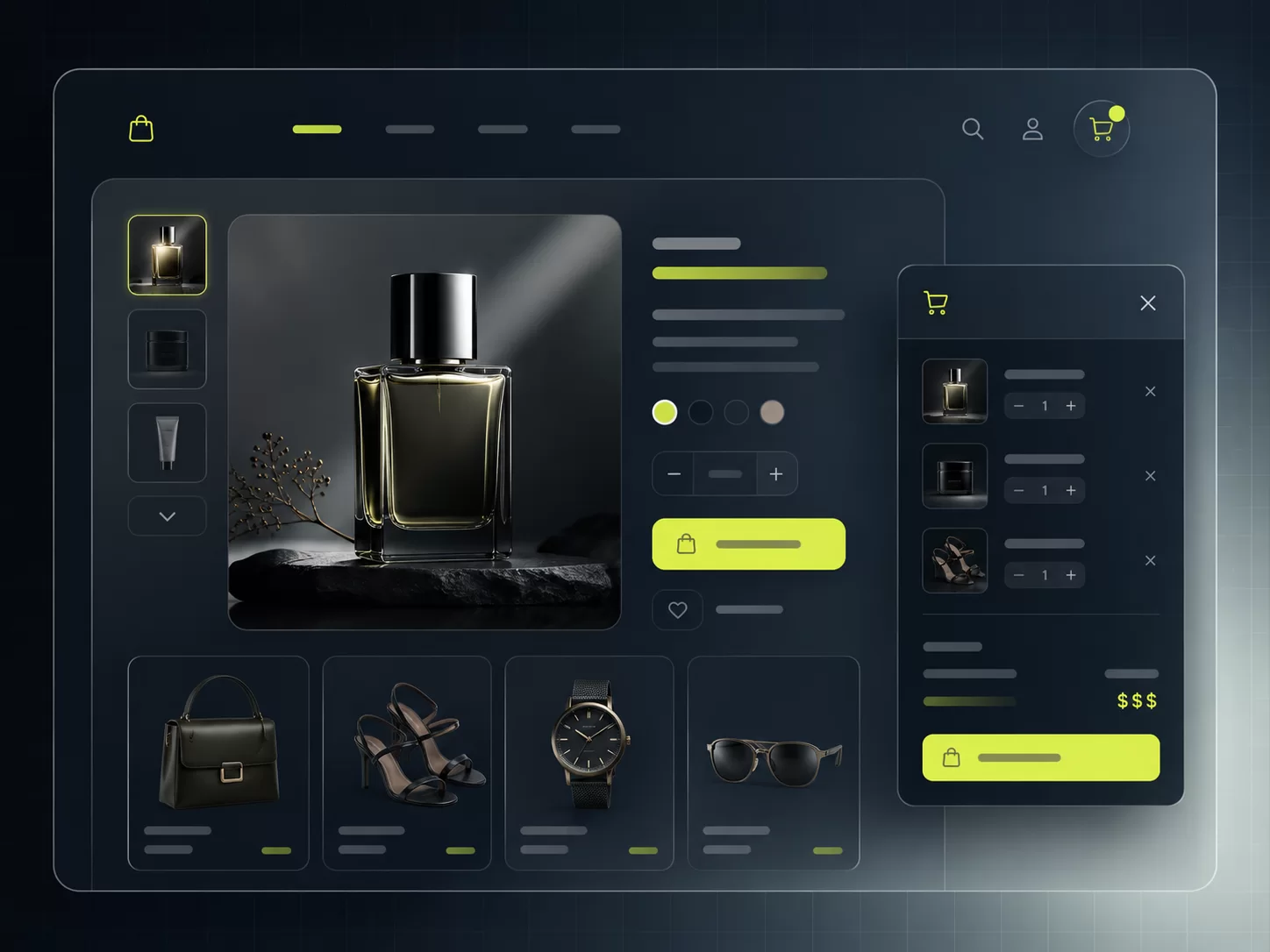 Screenshot eines Online-Shops als Referenzprojekt von Henscke24